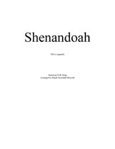 Shenandoah SSA choral sheet music cover